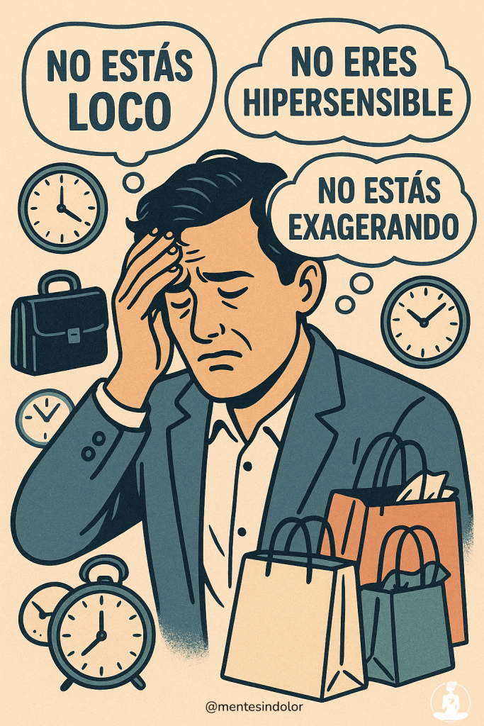 cuidando el cuerpo, no estas loco, no estás exagerando, no eres hipersensible